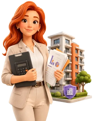 Contadora usando Edifia para la contabilidad de la copropiedad